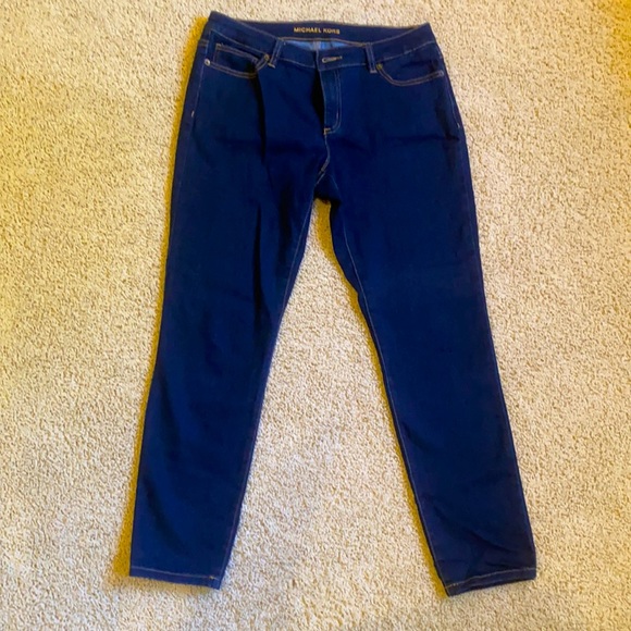 MICHAEL KORS women’s jeans. SKINNY. SIZE 8. Dark. Dressy. - Picture 1 of 10